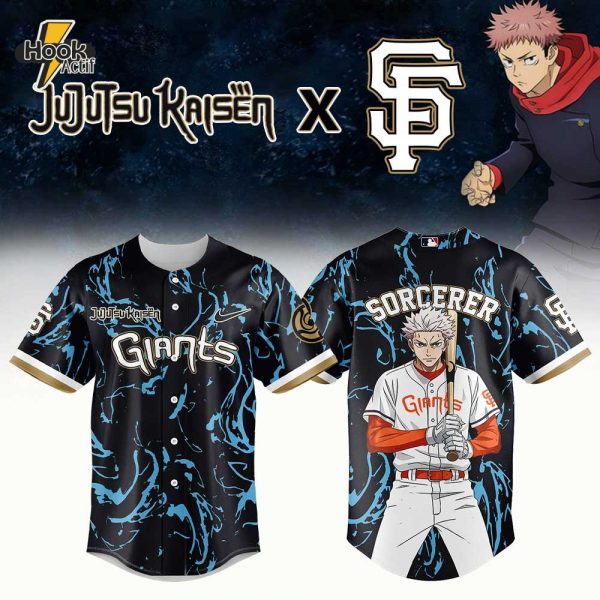 San Francisco Giants x Jujutsu Kaisen Limited Edition Jersey 2025 Combo Jersey V2