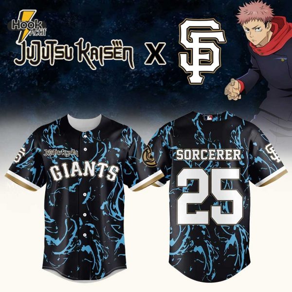San Francisco Giants x Jujutsu Kaisen Limited Edition Jersey 2025 Jersey