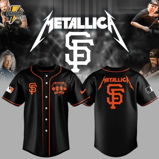 San Francisco Giants x Metallica Night Special Baseball Jersey