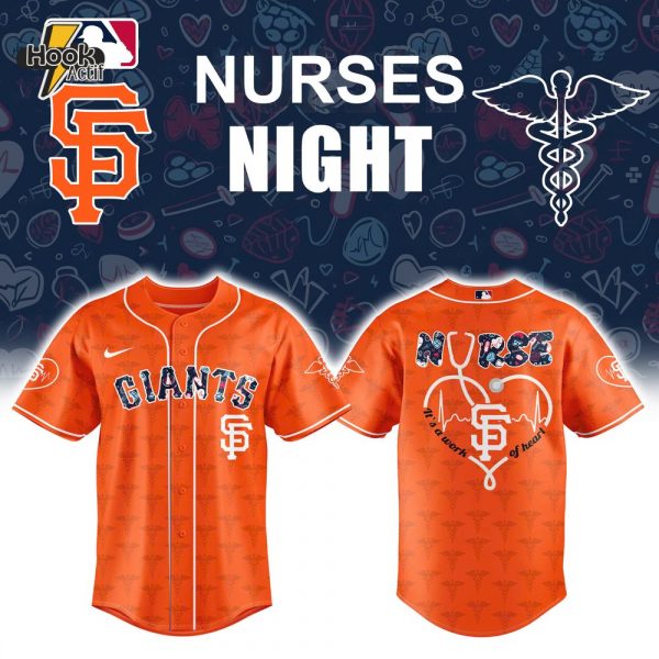 San Francisco Giants x Nurses Night Special Baseball Jersey