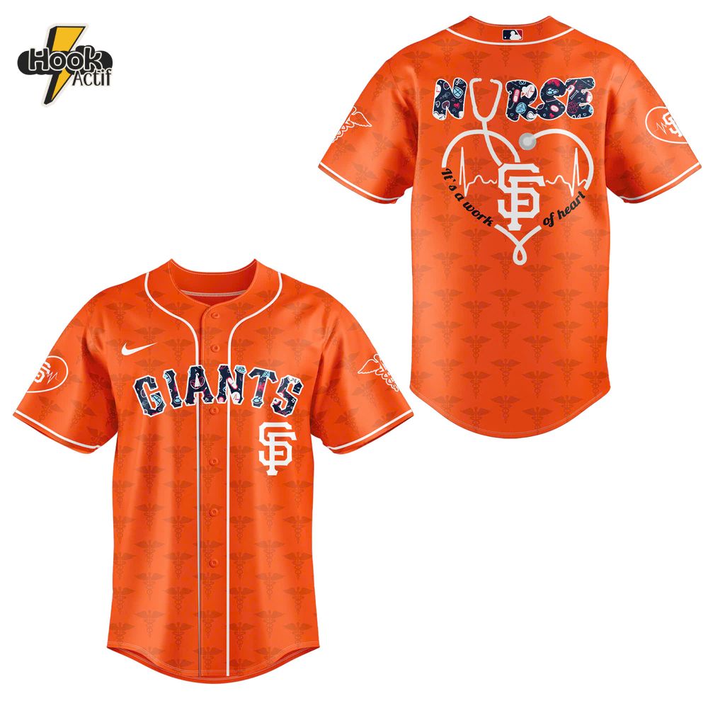 San Francisco Giants x Nurses Night Special Baseball Jersey San Francisco Giants x Nurses Night Special Baseball Jersey