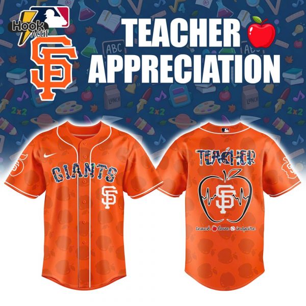 San Francisco Giants x Teacher Appreciation Special Edition Baseball Jersey