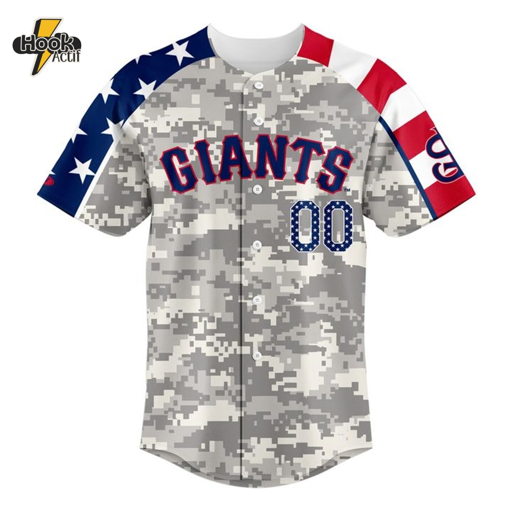 San Jose Giants x Military Appreciation 2025 Personalized Baseball Jersey San Jose Giants x Military Appreciation 2025 Personalized Baseball Jersey