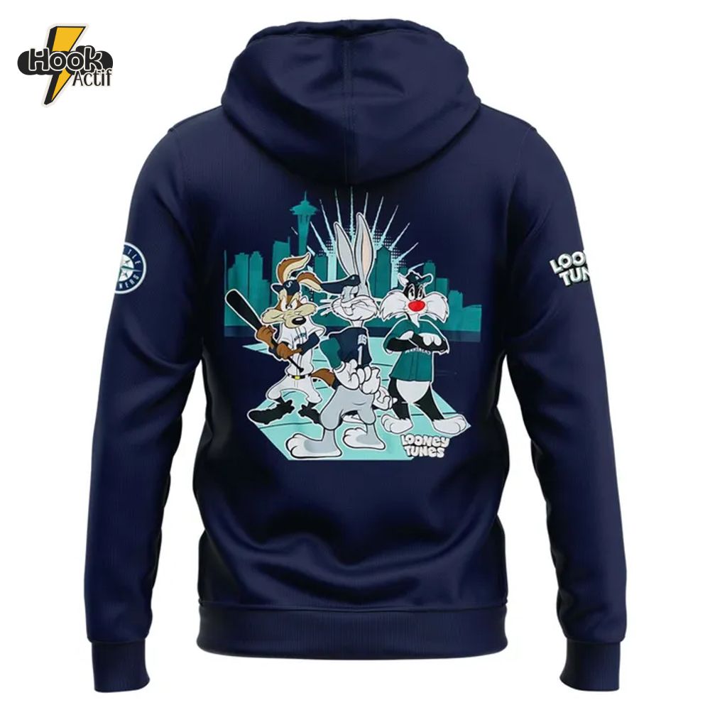 Seattle Mariners Looney Tunes Night Hoodie Seattle Mariners Looney Tunes Night Hoodie