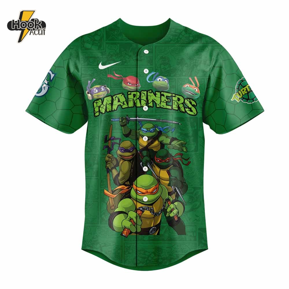 Seattle Mariners Teenage Mutant Ninja Turtles Baseball Jersey Seattle Mariners Teenage Mutant Ninja Turtles Baseball Jersey
