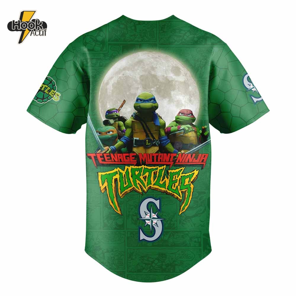 Seattle Mariners Teenage Mutant Ninja Turtles Baseball Jersey Seattle Mariners Teenage Mutant Ninja Turtles Baseball Jersey