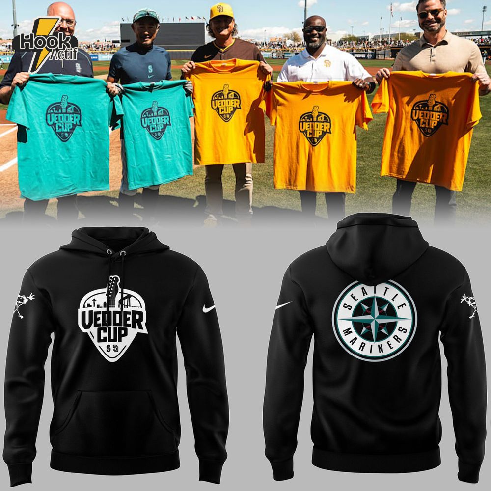 Seattle Mariners Vadder Cup Limited Edition White Hoodie Seattle Mariners Vadder Cup Limited Edition White Hoodie