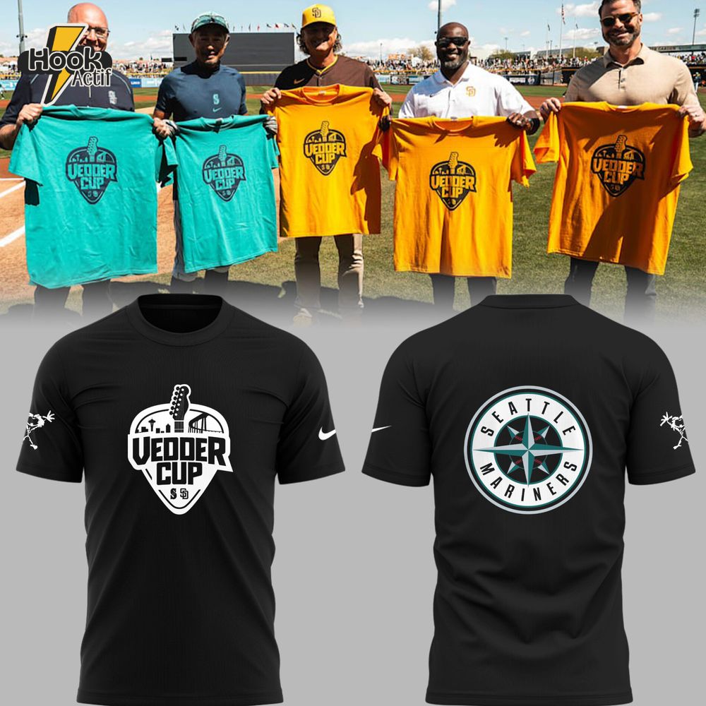 Seattle Mariners Vadder Cup Limited Edition White Tee Seattle Mariners Vadder Cup Limited Edition White Tee