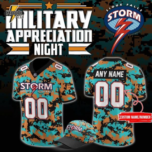 Sioux Falls Storm Military Nights Football Jersey