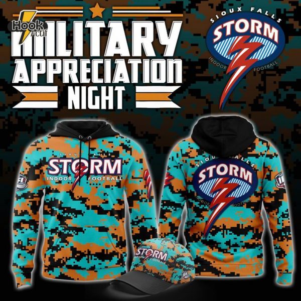 Sioux Falls Storm Military Nights Hoodie