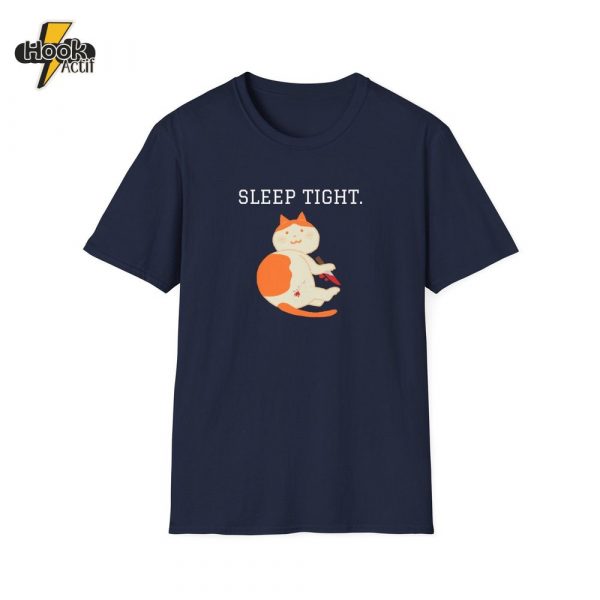 Sleep Tight Creepy Cat T-Shirt