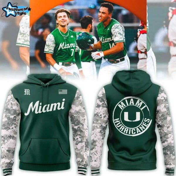 Special 2025 Armed Forces Day Miami Hurricanes Hoodie