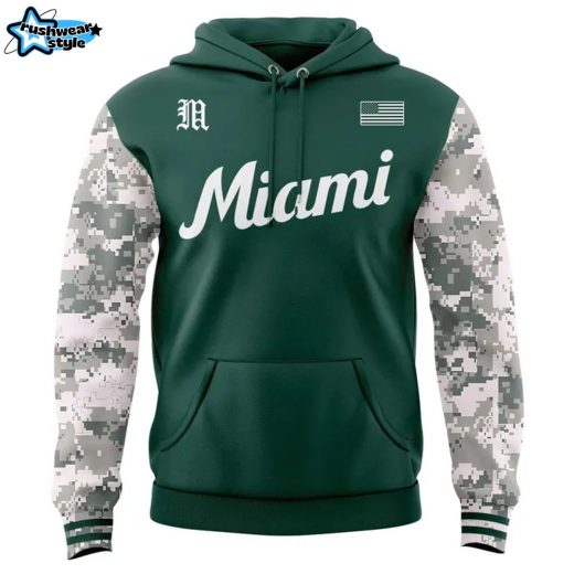 Special 2025 Armed Forces Day Miami Hurricanes Hoodie