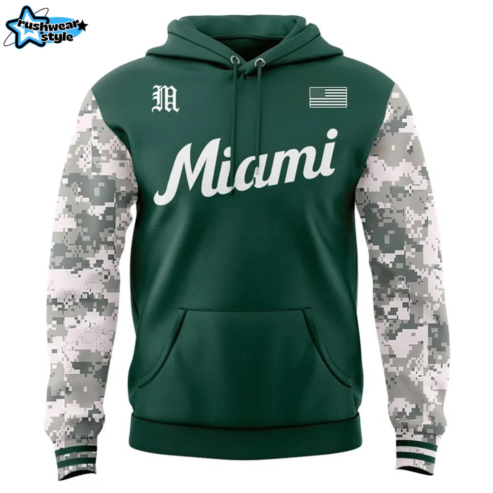 Special 2025 Armed Forces Day Miami Hurricanes Hoodie Special 2025 Armed Forces Day Miami Hurricanes Hoodie