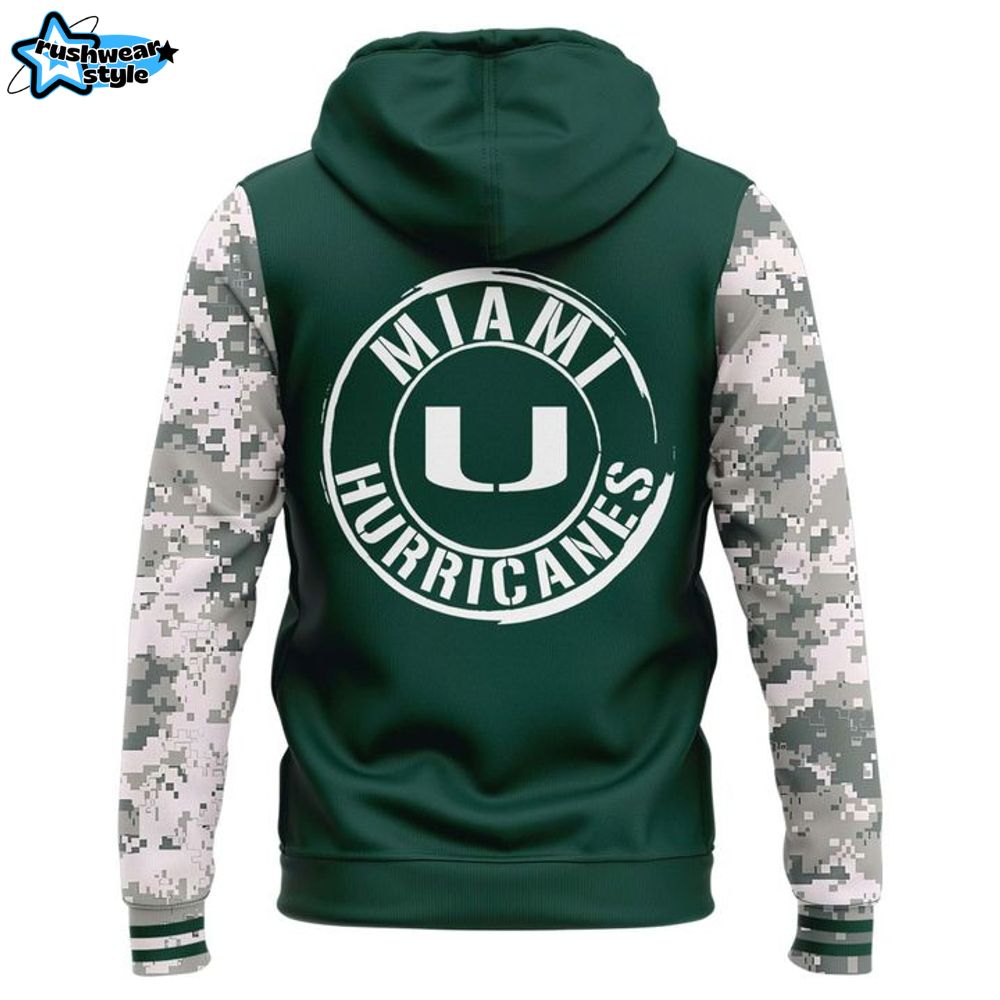 Special 2025 Armed Forces Day Miami Hurricanes Hoodie Special 2025 Armed Forces Day Miami Hurricanes Hoodie