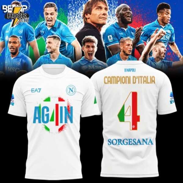 Ssc Napoli Campione D’italia 2025 Shirt