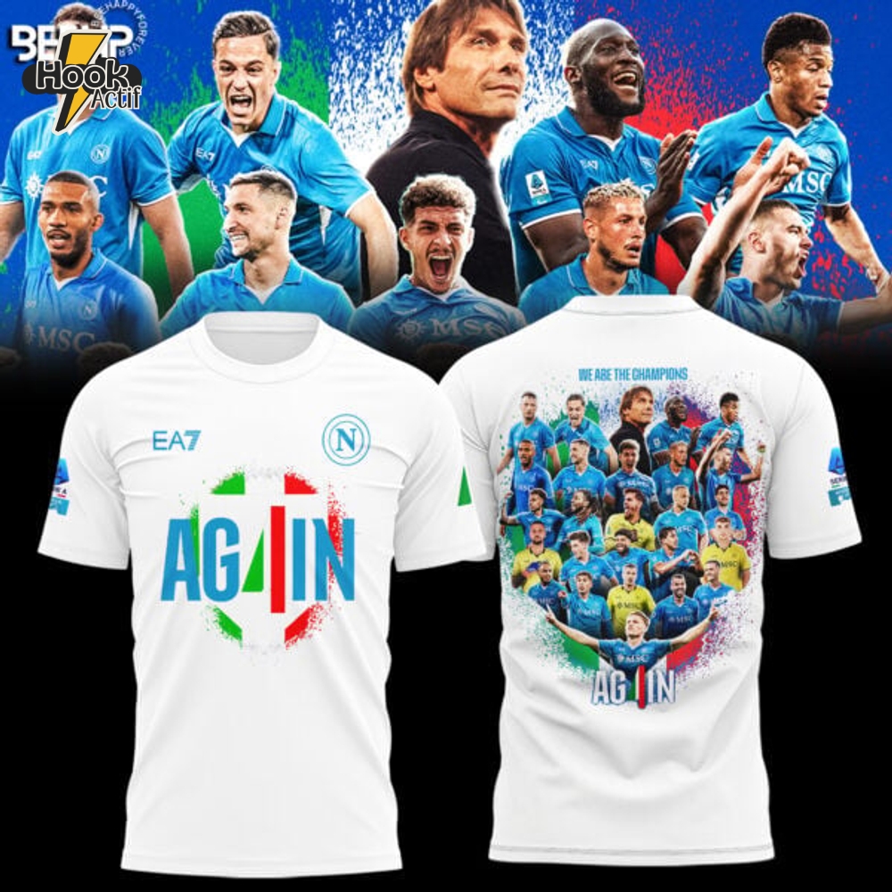 Ssc Napoli Campione D’italia 2025 Shirt V2 Ssc Napoli Campione D’italia 2025 Shirt V2