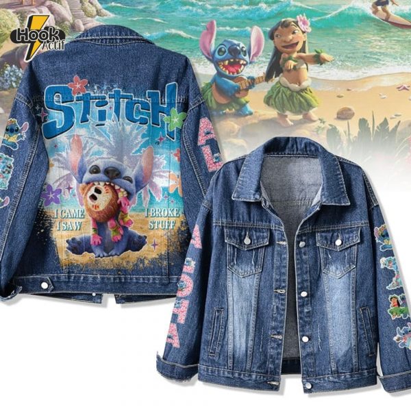 Stitch Disney Denim Jacket Limited Edition – Buy Online at HookActif.com