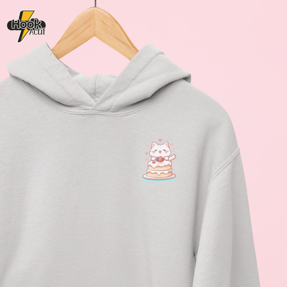 Strawberry Cake Cat Hoodie Strawberry Cake Cat Hoodie