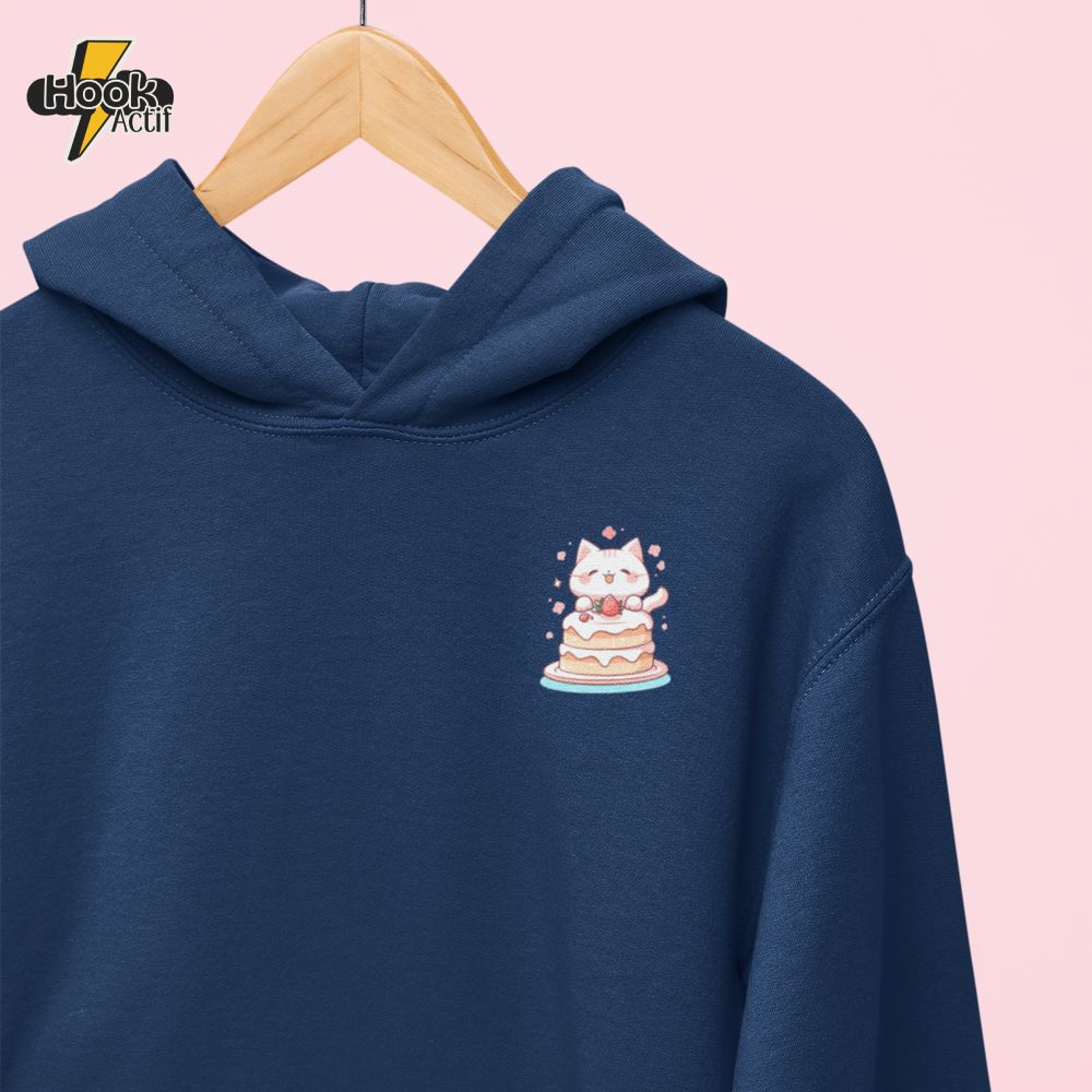 Strawberry Cake Cat Hoodie Strawberry Cake Cat Hoodie