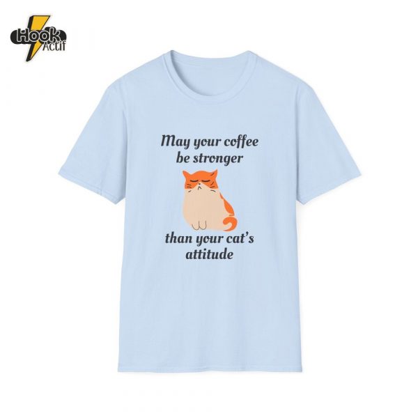 Strong Coffee, Sassy Cat T-Shirt