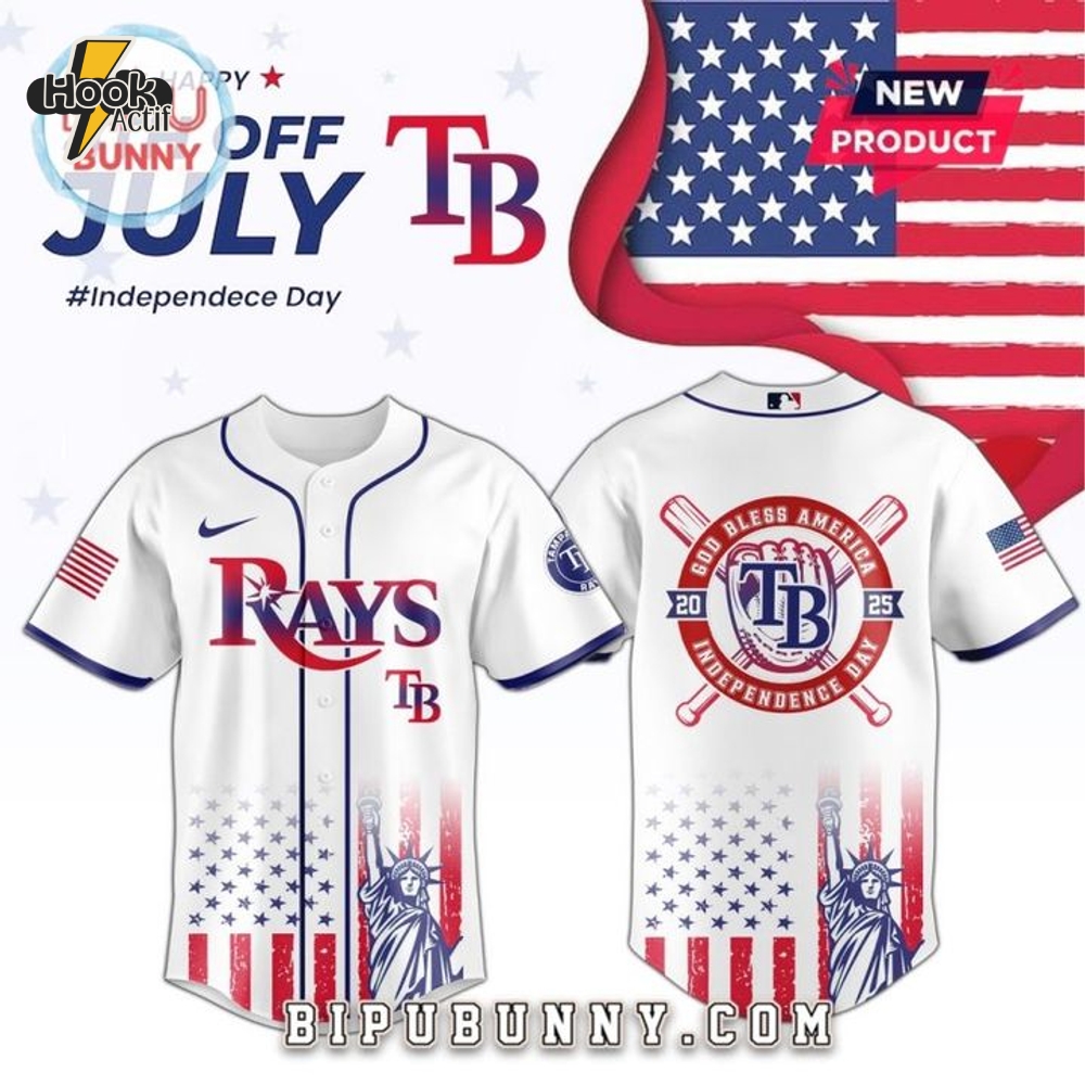 Tampa Bay Rays MLB Happy Independence Day 2025 Jersey Tampa Bay Rays MLB Happy Independence Day 2025 Jersey
