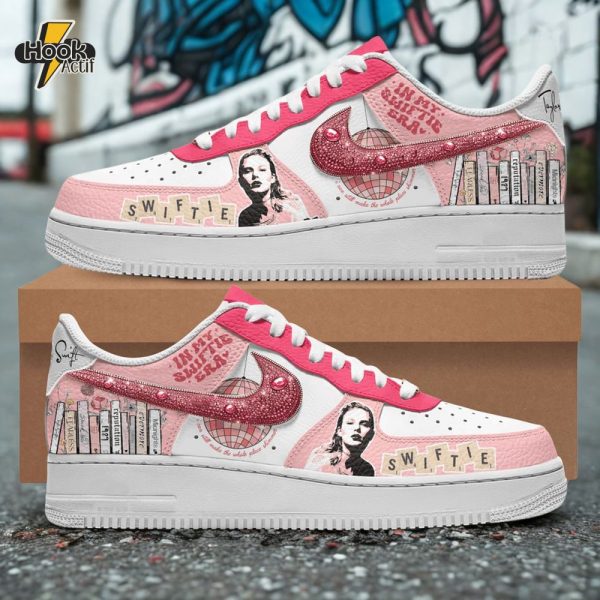 Taylor Swift In My Swiftie Era Nike Air Force 1 Sneaker Limited Edition Design