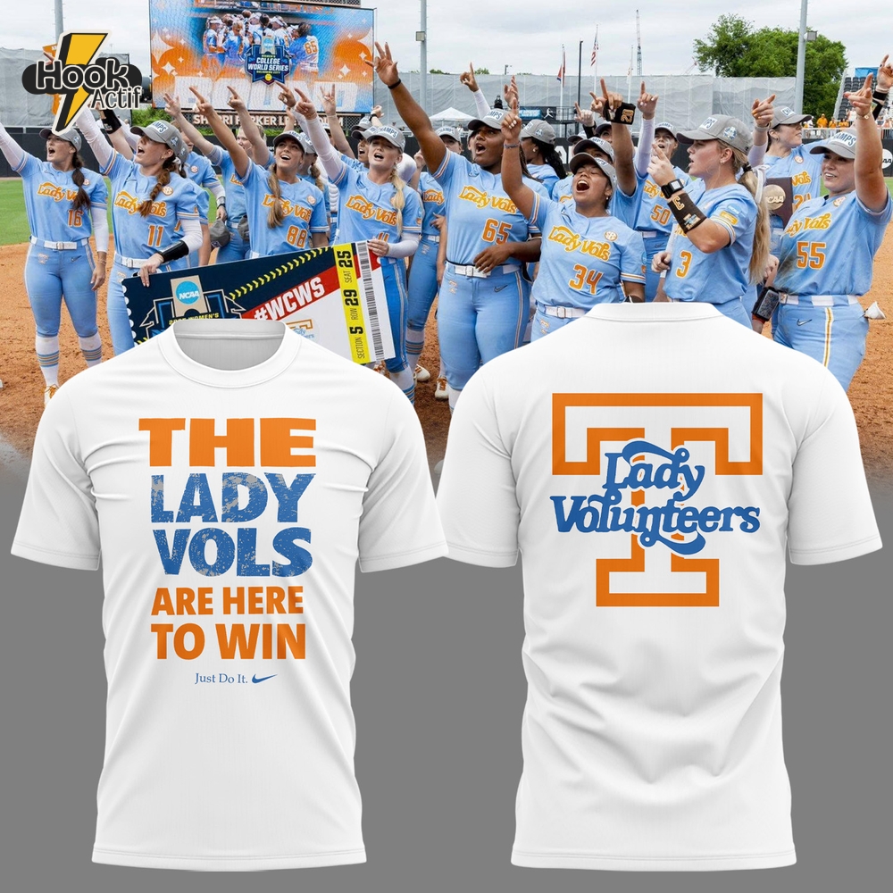 Tennessee Lady Volunteers Softball Are Here To Win Shirt Tennessee Lady Volunteers Softball Are Here To Win Shirt