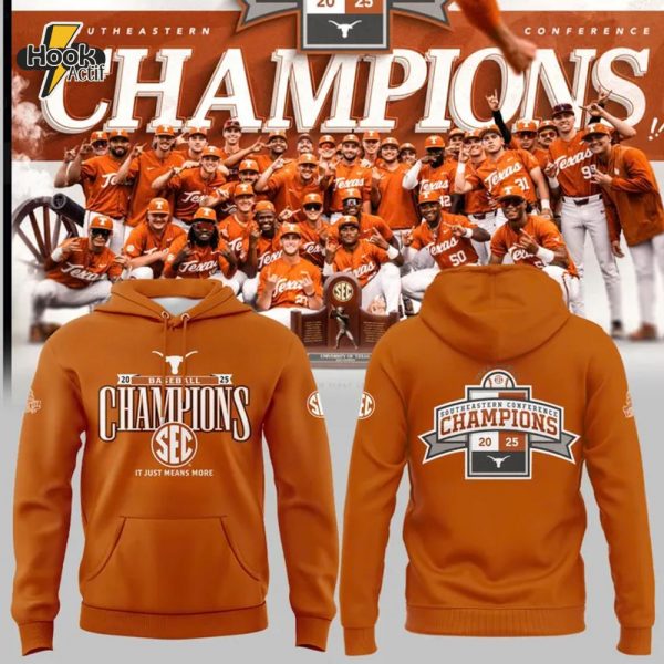Texas Longhorns Sec Regular Season Title Hoodie