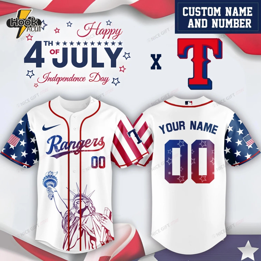Texas Rangers Special Independence Day Limited Edition Jersey Texas Rangers Special Independence Day Limited Edition Jersey