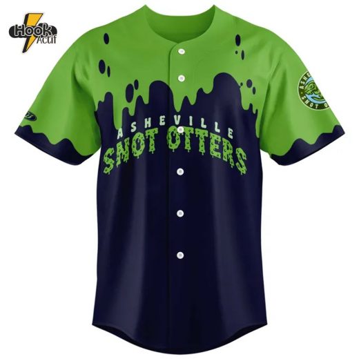 The Asheville Tourists Snot Otters Personalized Baseball Jersey