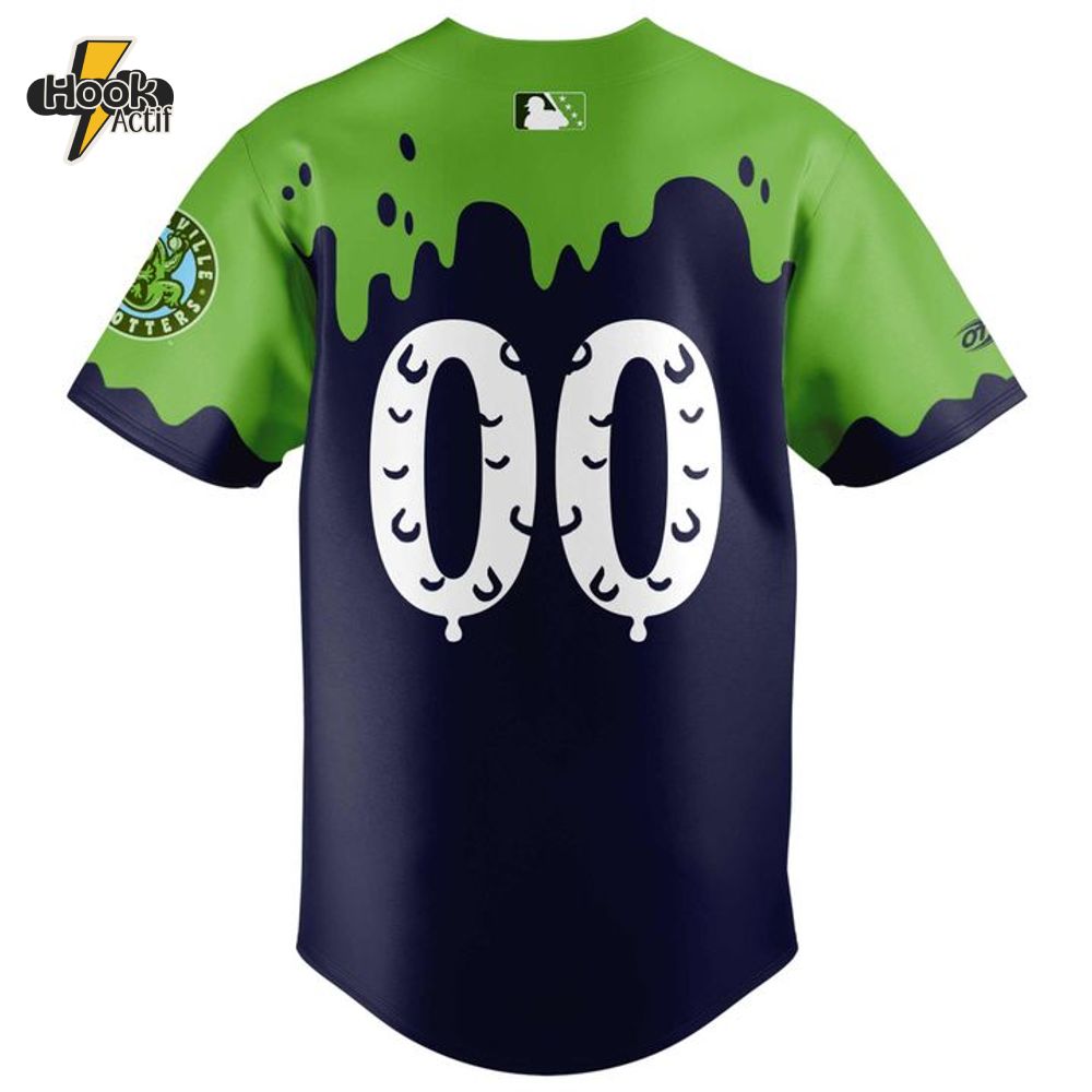 The Asheville Tourists Snot Otters Personalized Baseball Jersey The Asheville Tourists Snot Otters Personalized Baseball Jersey