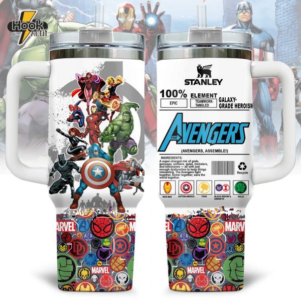 The Avengers Marvel Galaxy-grade Heroism Stanley Tumbler
