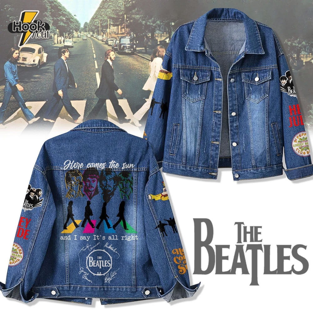 The Beatles here comes the sun Denim Jacket Limited Edition The Beatles here comes the sun Denim Jacket Limited Edition