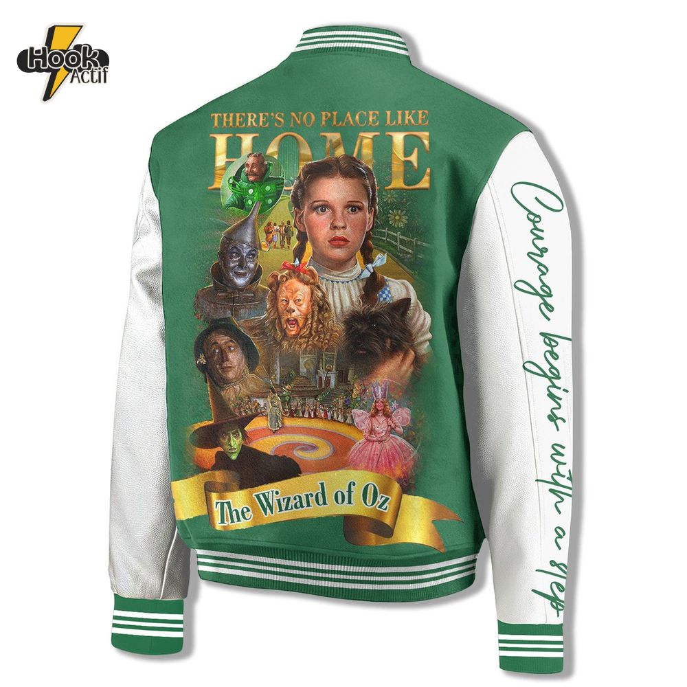The Wizard of OZ "There is no Place like Home" Special Baseball Jacket The Wizard of OZ "There is no Place like Home" Special Baseball Jacket