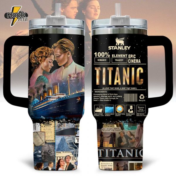 Titanic Epic Cinema "A Love That Rose, A Ship That Sank" Stanley Tumbler