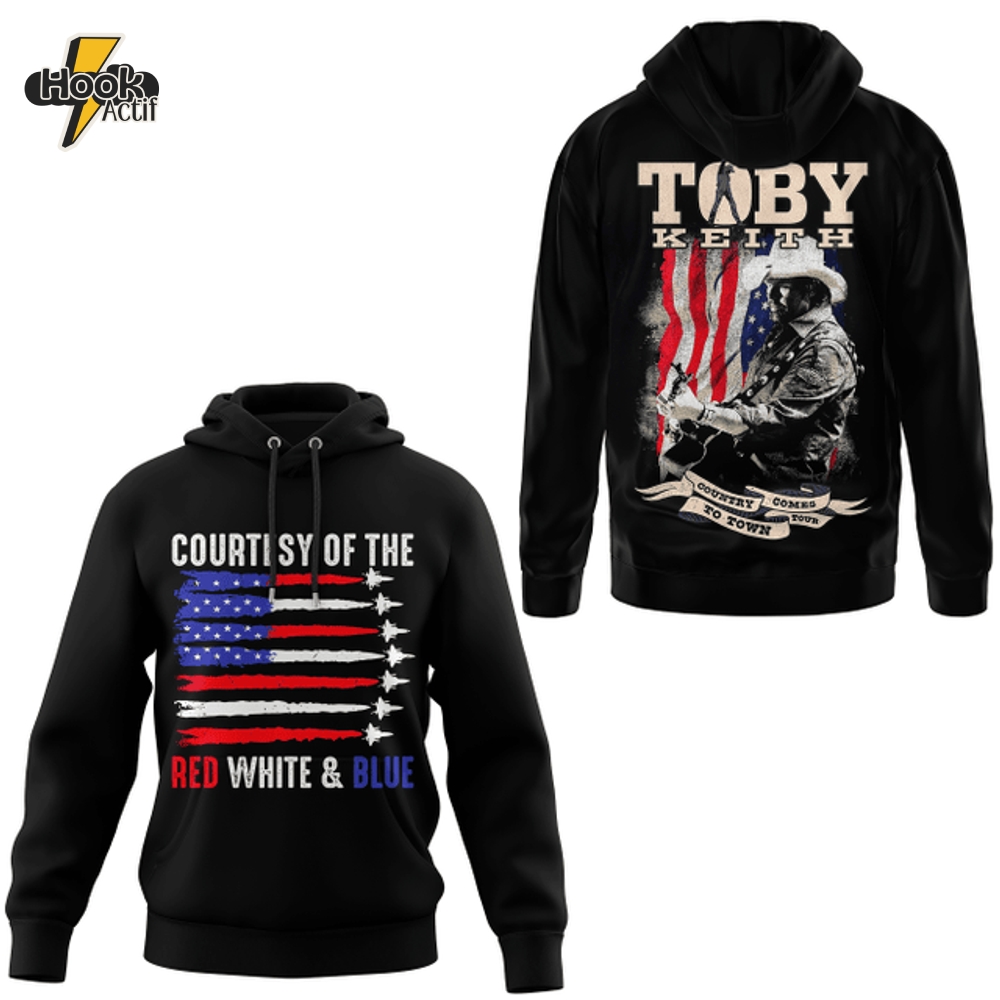 Toby Keith Countesy of the Red White and Blue 2025 Hoodie Toby Keith Countesy of the Red White and Blue 2025 Hoodie