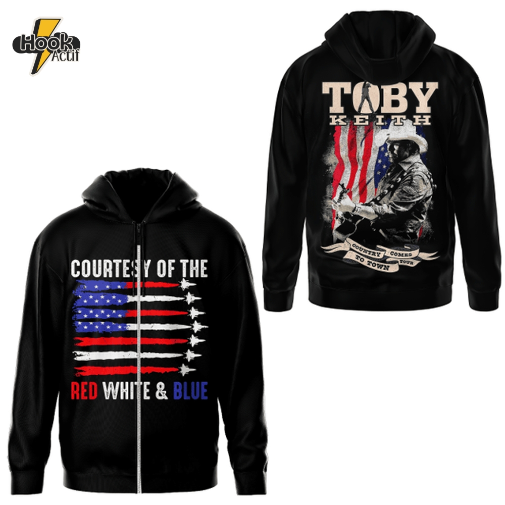 Toby Keith Countesy of the Red White and Blue 2025 Hoodie Toby Keith Countesy of the Red White and Blue 2025 Hoodie
