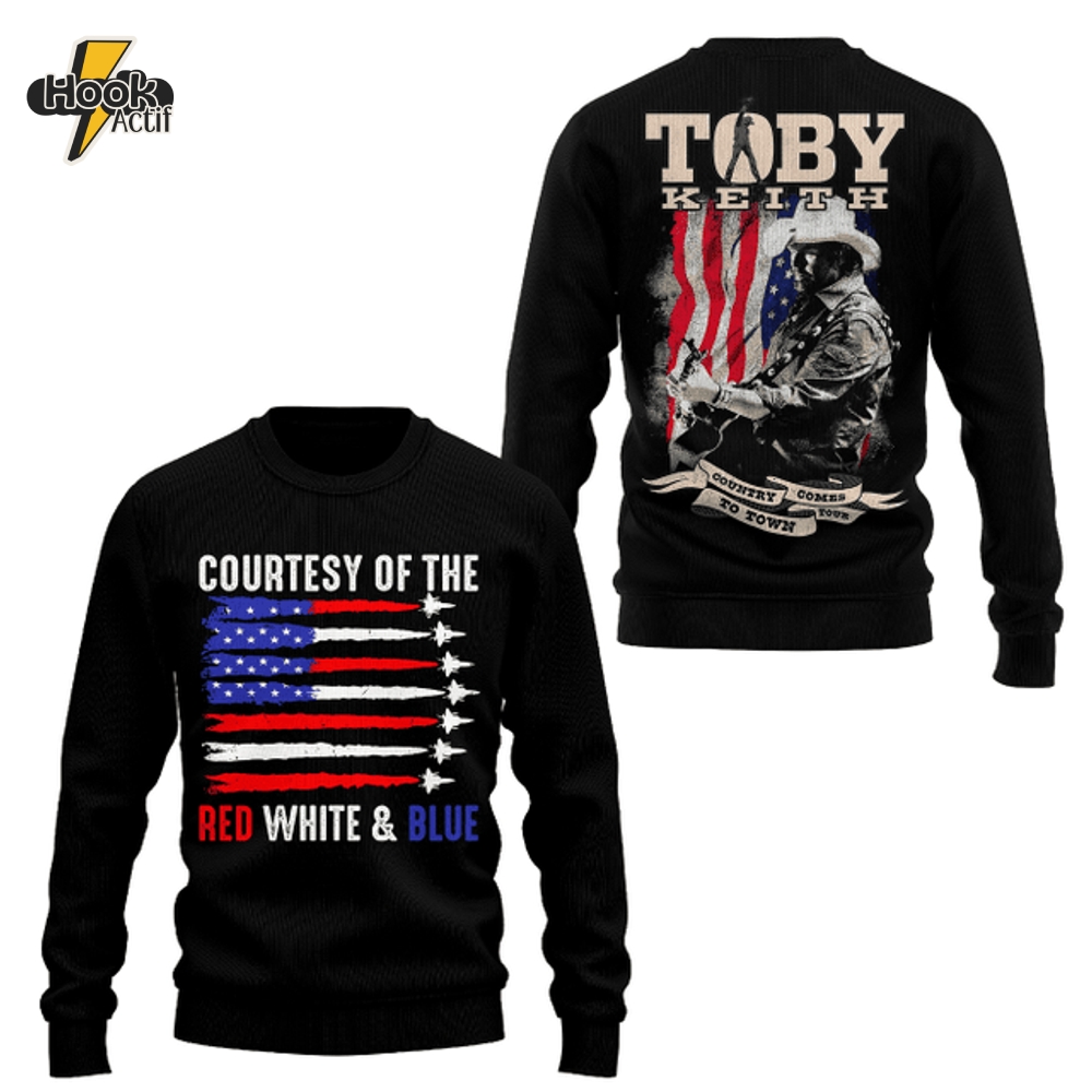 Toby Keith Countesy of the Red White and Blue 2025 Hoodie Toby Keith Countesy of the Red White and Blue 2025 Hoodie