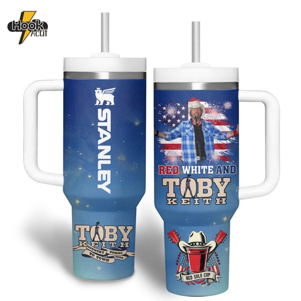Toby Keith Happy Independence Day 2025 Stanley Tumbler Toby Keith Happy Independence Day 2025 Stanley Tumbler