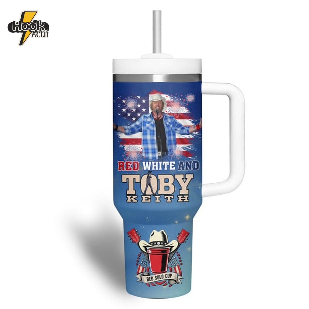 Toby Keith Happy Independence Day 2025 Stanley Tumbler Toby Keith Happy Independence Day 2025 Stanley Tumbler