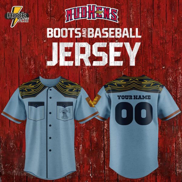 Toledo Mud Hen Boots & Baseball Weekend Baseball Jersey