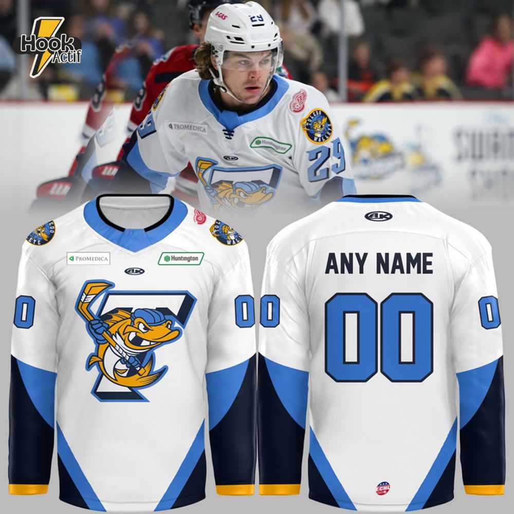 Toledo Walleye Kelly Cup 2025 Custom Hockey Jersey Toledo Walleye Kelly Cup 2025 Custom Hockey Jersey