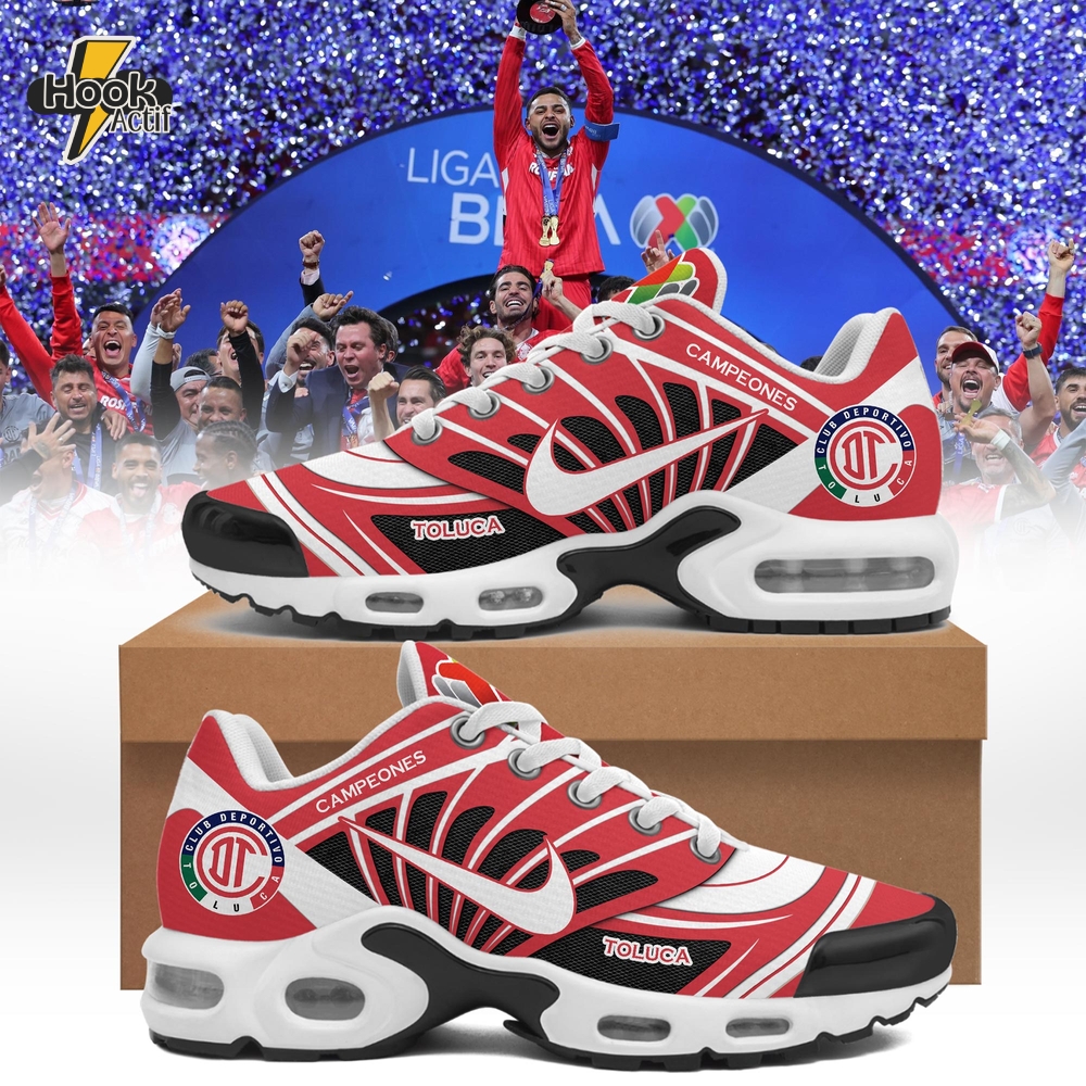 Toluca FC 2025 Clausura CAMPEONES Air Max Sneakers Toluca FC 2025 Clausura CAMPEONES Air Max Sneakers
