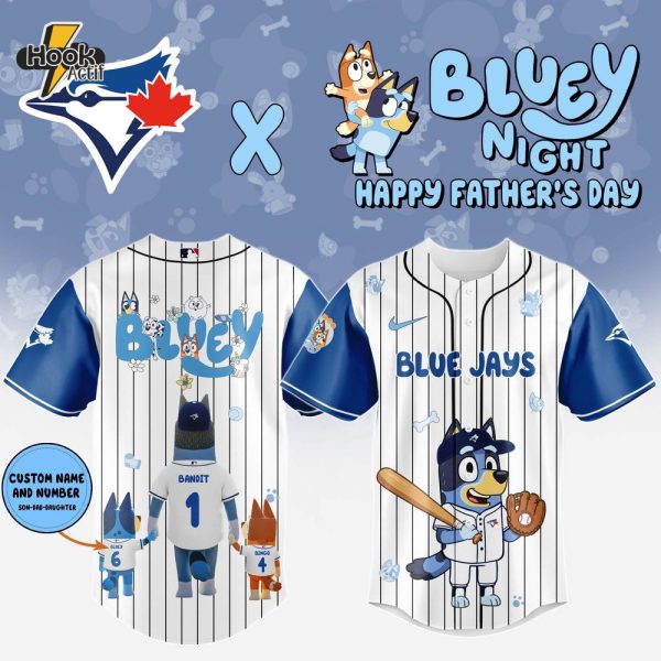 Toronto Blue Jays x Bluey Happy Father's Day 2025 Jersey