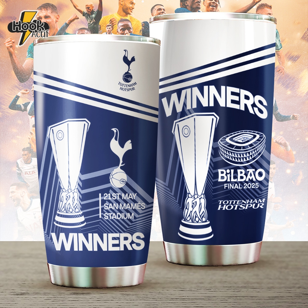 Tottenham Hotspur Europa League Champions 2025 Tumbler Tottenham Hotspur Europa League Champions 2025 Tumbler