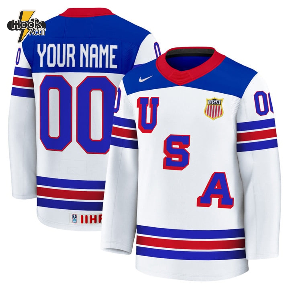 USA Hockey 2025 Premium Custom Hockey Jersey USA Hockey 2025 Premium Custom Hockey Jersey