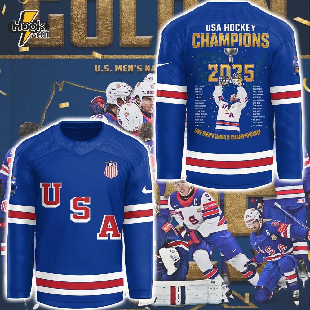 USA Hockey IIHF World Championship 2025 Hockey Jersey USA Hockey IIHF World Championship 2025 Hockey Jersey