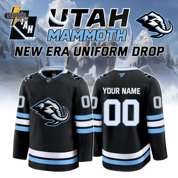 Utah Hockey Club Mammoth Limited Edition Black Hockey Jersey