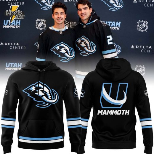 Utah Mammoth Hockey Special New Era Uniform Black Hoodie
